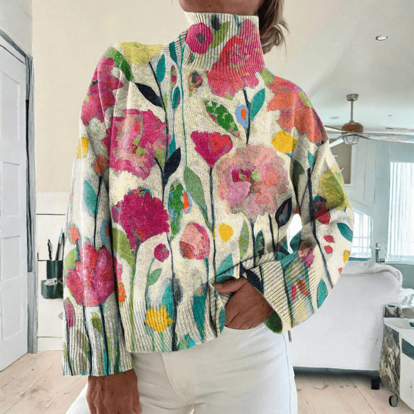 Emma | Cozy Vintage Turtleneck - Barbara benjamin new york