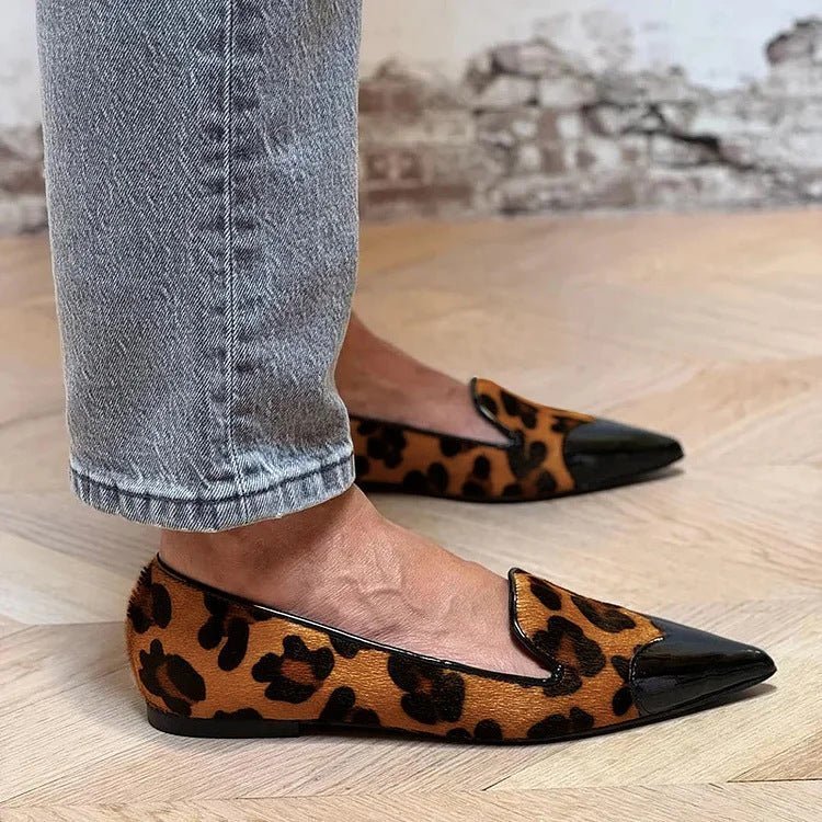 Erin | Refined Animal Print Ballet Flats - Barbara benjamin new york