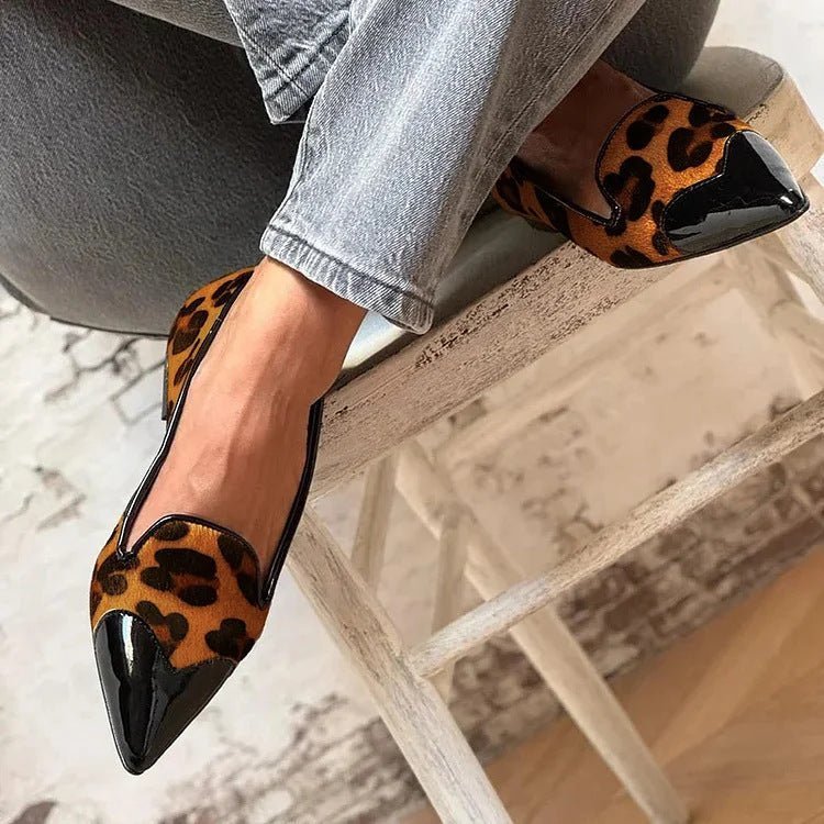 Erin | Refined Animal Print Ballet Flats - Barbara benjamin new york