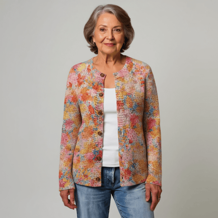 Estelle | Maple Leaf Cardigan - Barbara benjamin new york