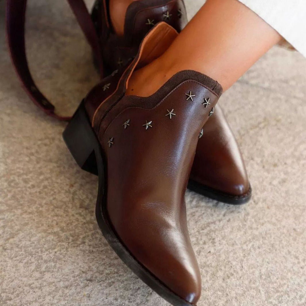 Evelyn | Western Boots With Studs - Barbara benjamin new york