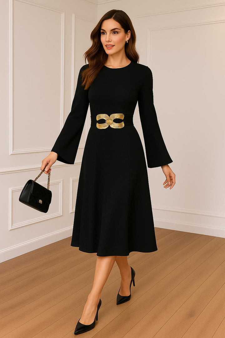 Cosette Dress with Belt