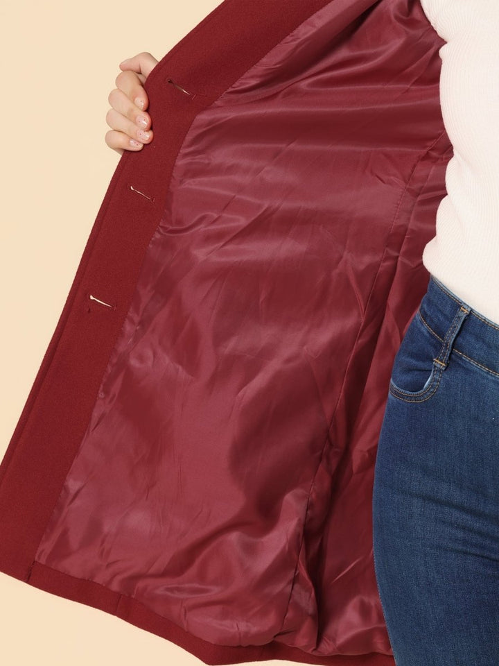 Flare Button Jacket | Tailored Elegance with Effortless Movement - Barbara & Late Benjamin