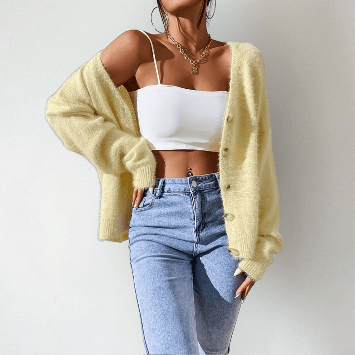 Giselle | Elegant Cardigan - Barbara benjamin new york