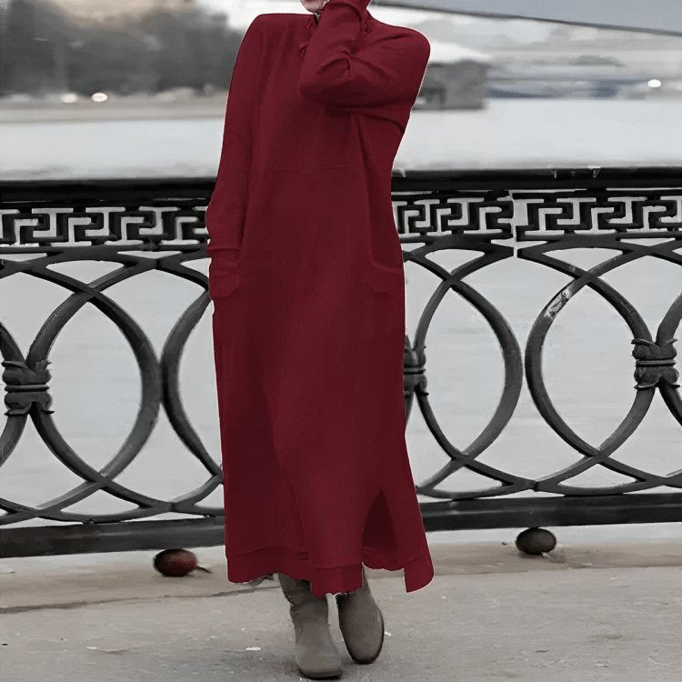 Greta | Comfortable Winter Dress - Barbara benjamin new york