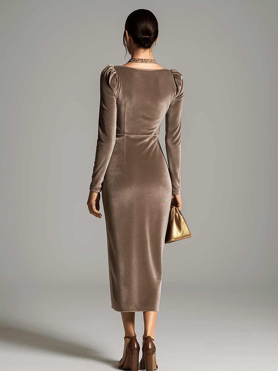 Hayden Sylvana | Elegant Midi Dress - Barbara & Late Benjamin