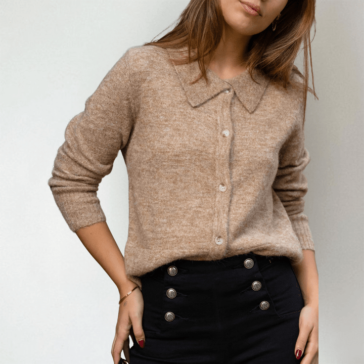 Helena | Comfortable Cardigan - Barbara benjamin new york