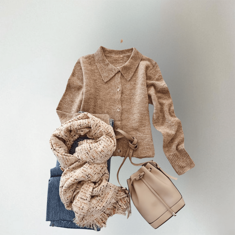 Helena | Comfortable Cardigan - Barbara benjamin new york