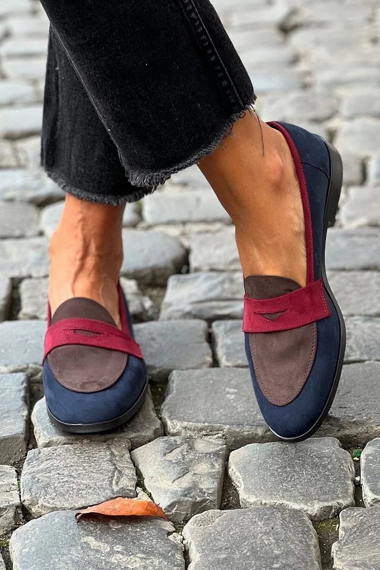 Iris | Color - Block Loafers - Barbara benjamin new york
