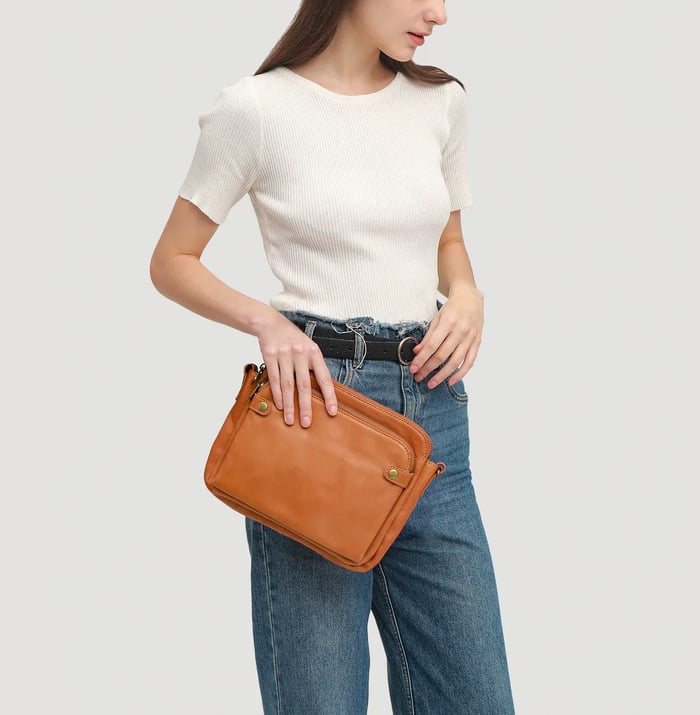 Jovie - Sleek Three - Layer Crossbody Bag - Barbara & Late Benjamin