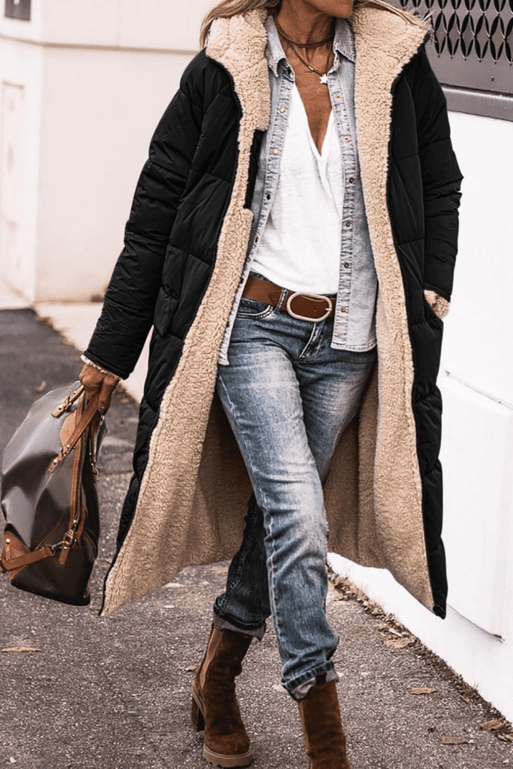 Laluna Reversible Coat | Versatile Elegance for Every Season - Barbara & Late Benjamin