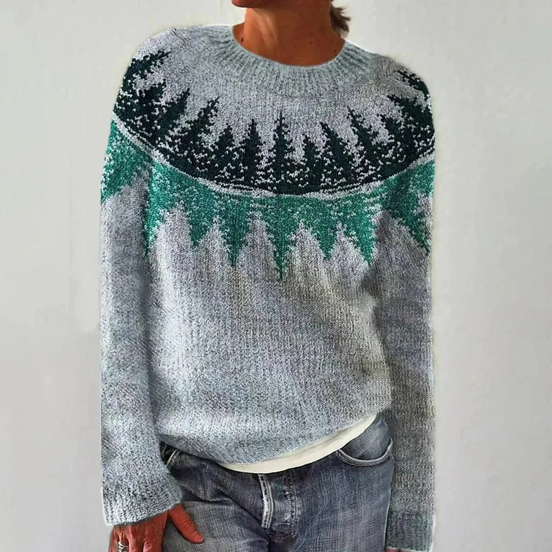 Lena | Scandinavian Knit Sweater - Barbara benjamin new york