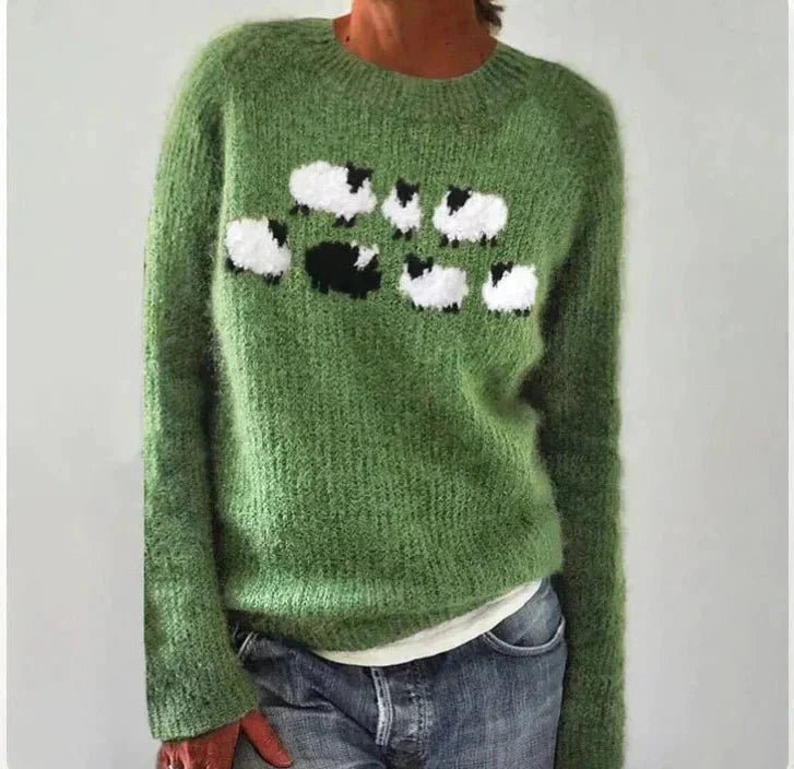 Lena | Scandinavian Knit Sweater - Barbara benjamin new york