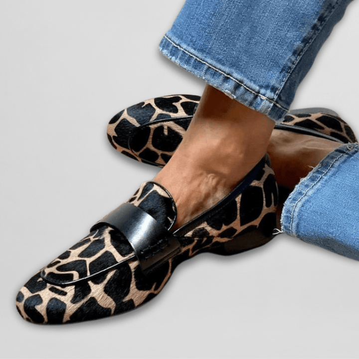 Leopard| Animal - Print Loafer - Barbara benjamin new york