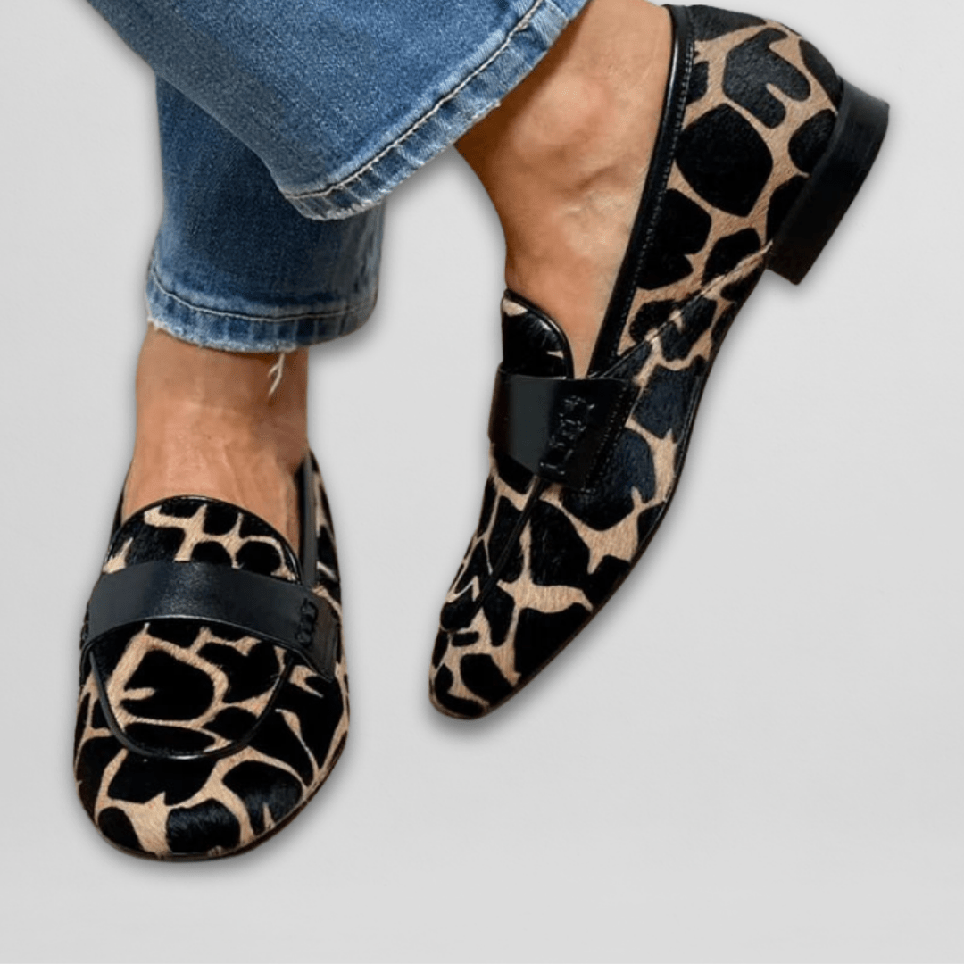 Leopard| Animal - Print Loafer - Barbara benjamin new york