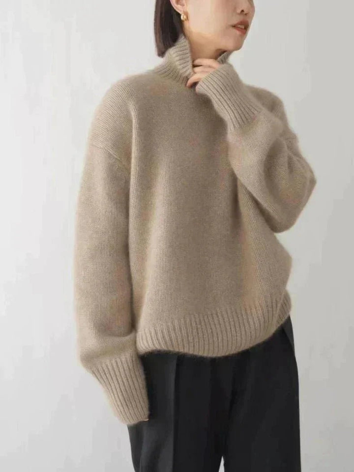 LINEA | High Collar Sweater - Barbara benjamin new york