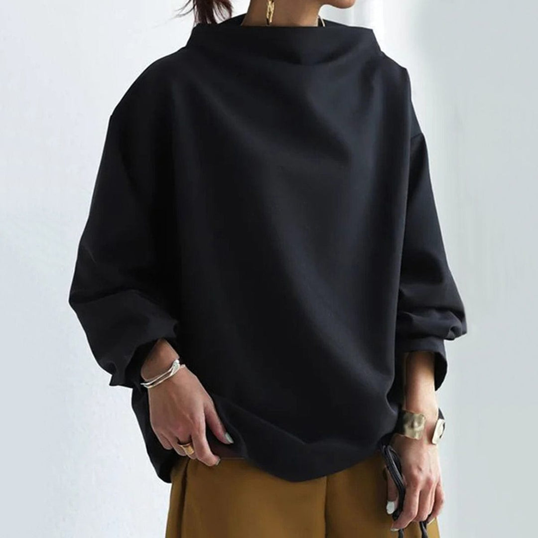 Lisa | High - Neck Casual Top - Barbara benjamin new york