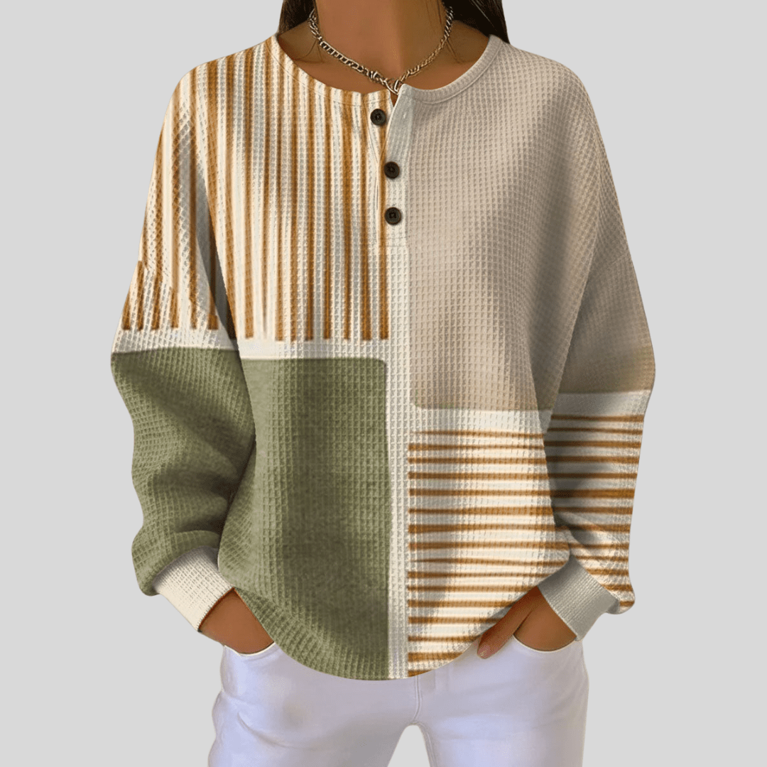 Luna | Winter Jumper with Buttons - Barbara benjamin new york