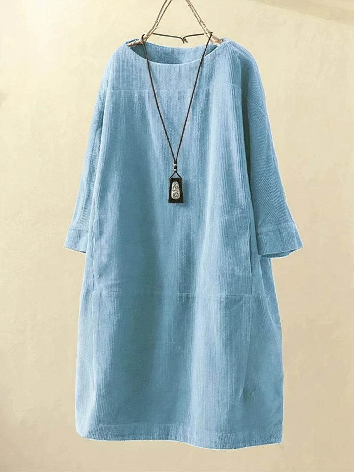Lyla | Corduroy Tunic Dress - Barbara & Late Benjamin