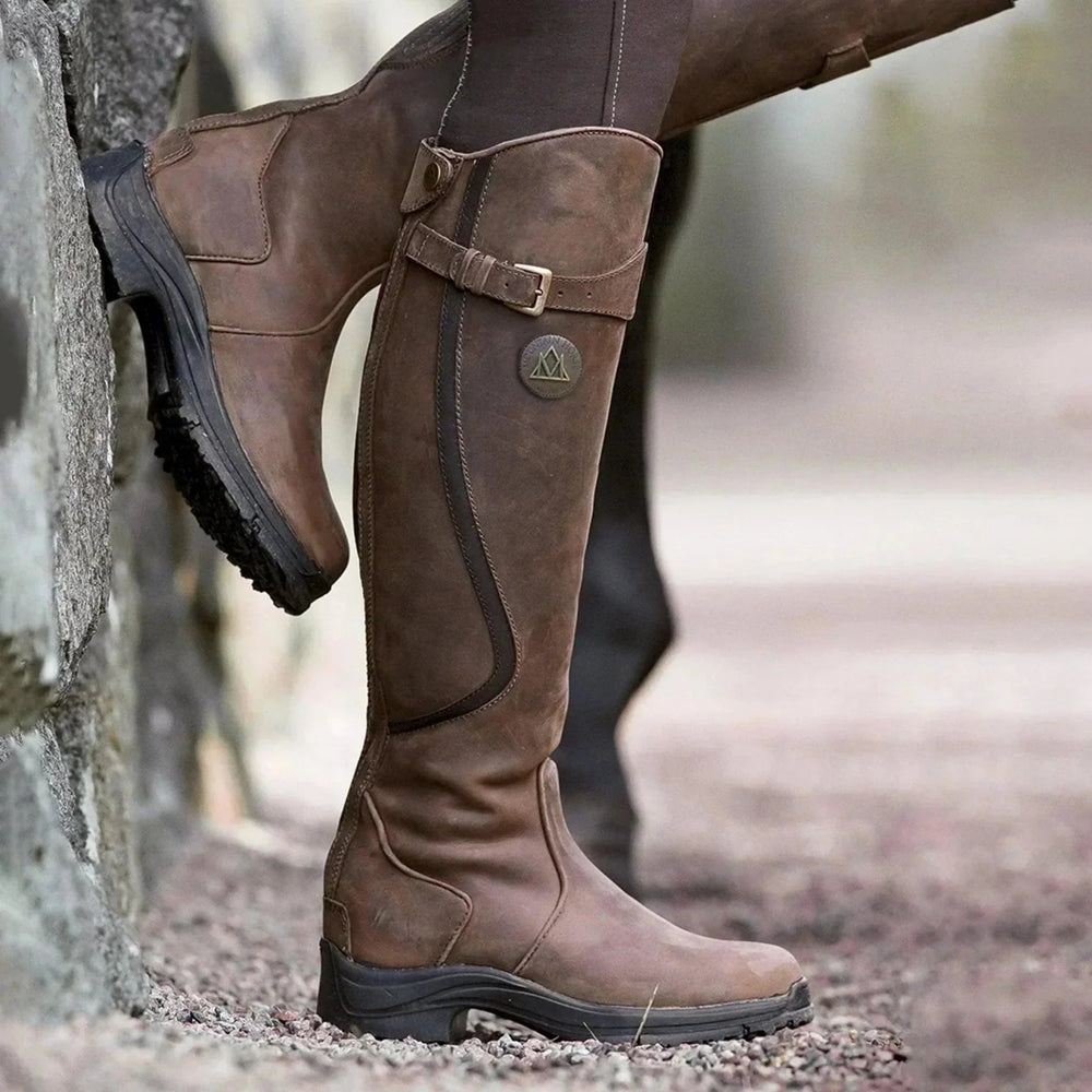 Maeve | Waterproof Leather Riding Boots - Barbara & Late Benjamin