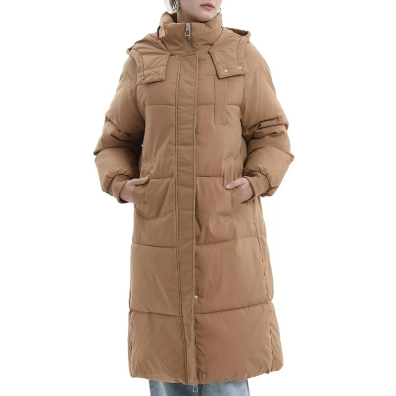 Maribel | Warm Hooded Long Coat - Barbara & Late Benjamin