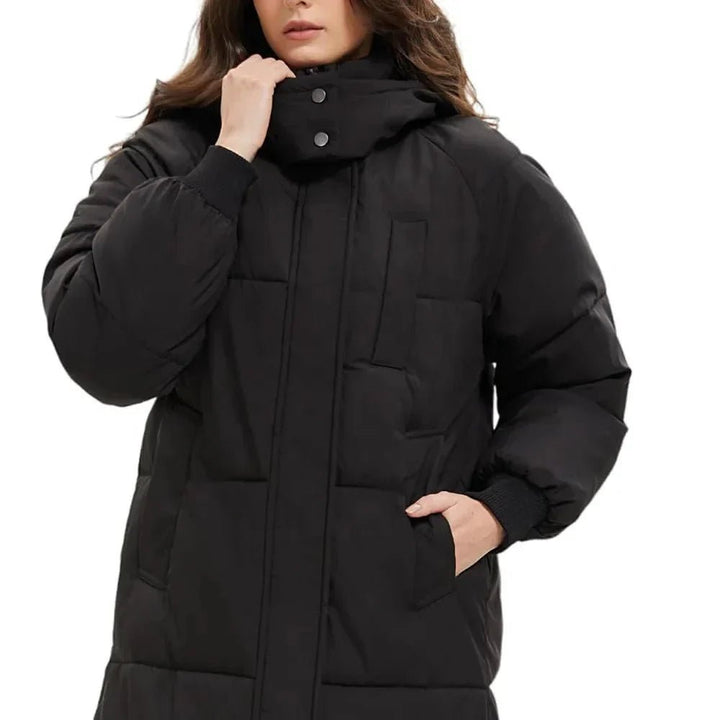 Maribel | Warm Hooded Long Coat - Barbara & Late Benjamin