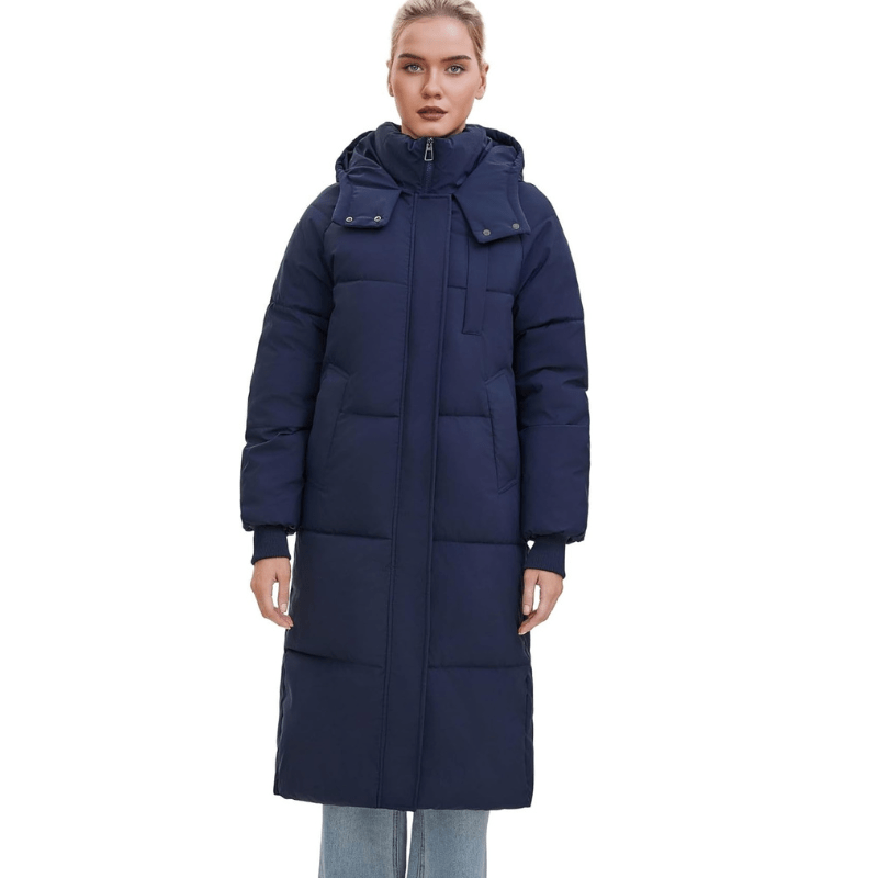 Maribel | Warm Hooded Long Coat - Barbara & Late Benjamin
