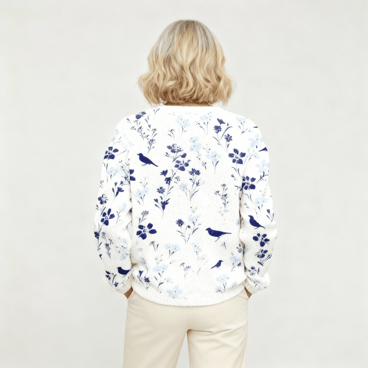 Maylee | Vintage Flowers Cardigan - Barbara benjamin new york