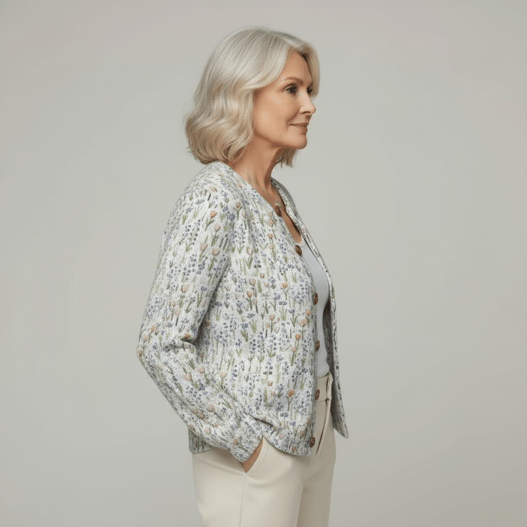 Michelle | Spring Art Cardigan - Barbara benjamin new york