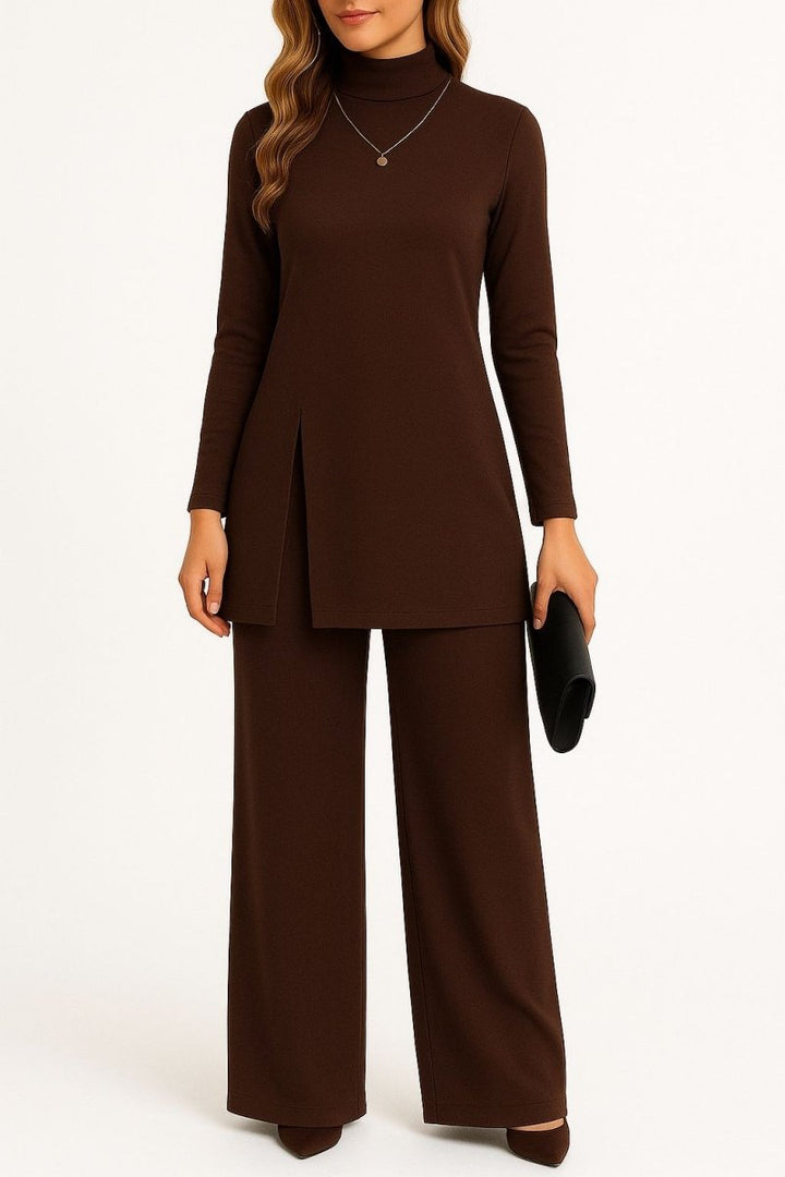 Naomi Turtleneck Top & Pants Set