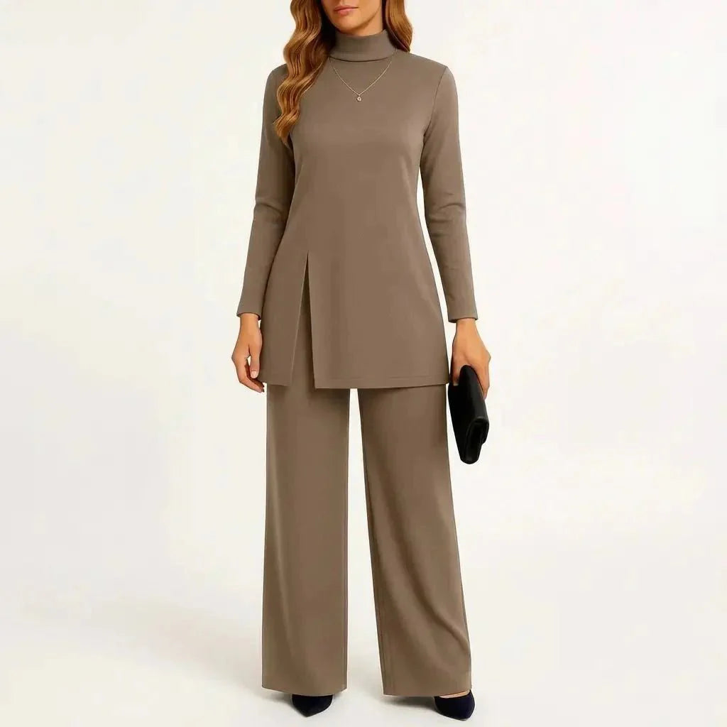 Naomi Turtleneck Top & Pants Set