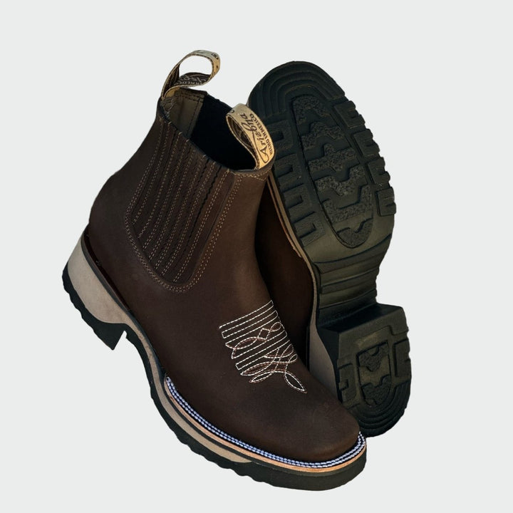 Olivia | Leather Cowboy Boots - Barbara benjamin new york