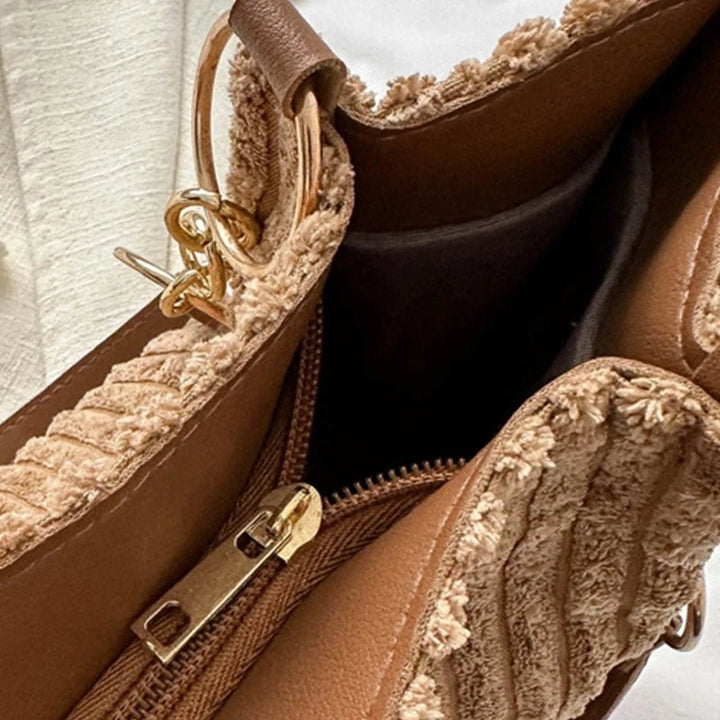 Onyx - Large Capacity Corduroy Tote Bag - Barbara & Late Benjamin