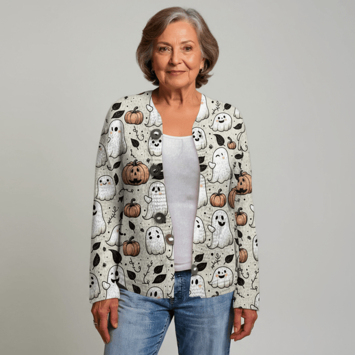Raven | Halloween Cardigan - Barbara benjamin new york