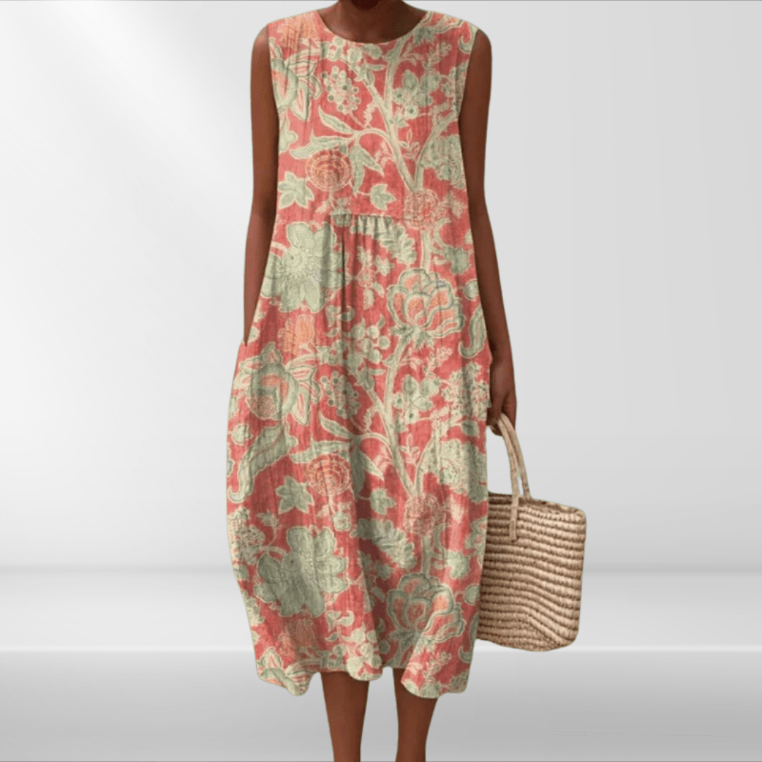 Raya - Everyday Midi Dress - Barbara & Late Benjamin