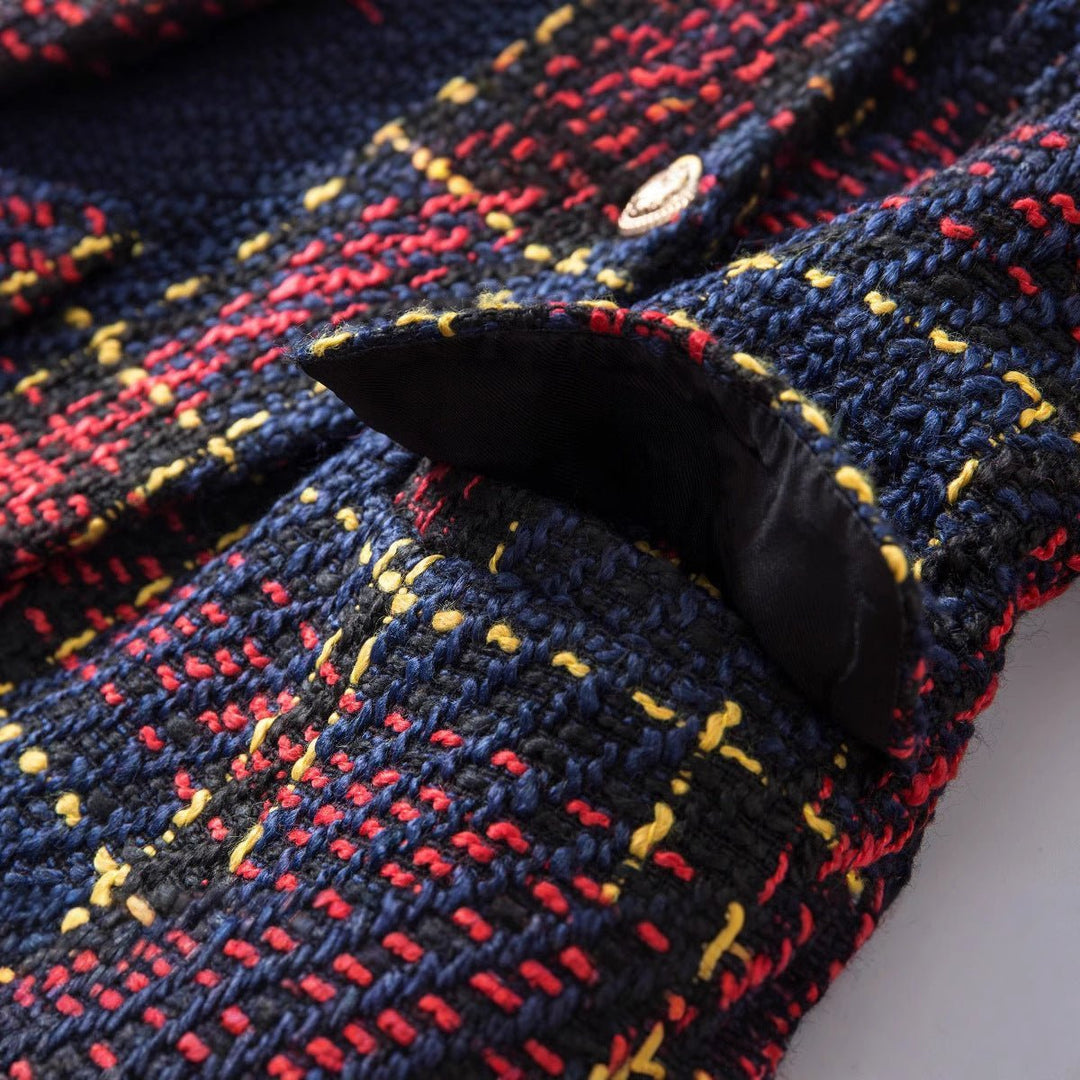 Retro Chic Tweed Blazer | Timeless Elegance with Modern Confidence - Barbara & Late Benjamin