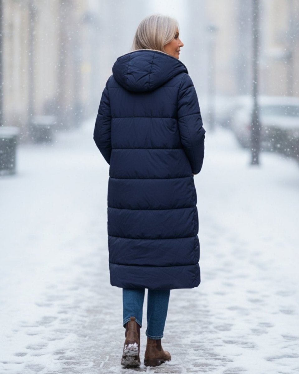 Reversible Winter Coat | Two Beautiful Looks in One Timeless Design - Barbara & Late Benjamin