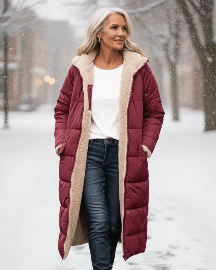 Reversible Winter Coat | Two Beautiful Looks in One Timeless Design - Barbara & Late Benjamin
