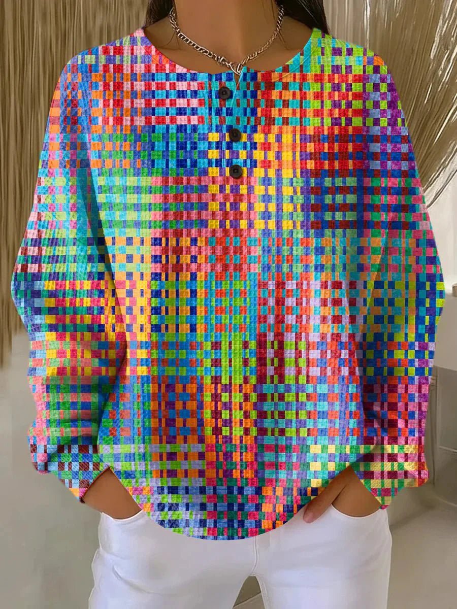 Rosa | Winter Jumper with Buttons - Barbara benjamin new york