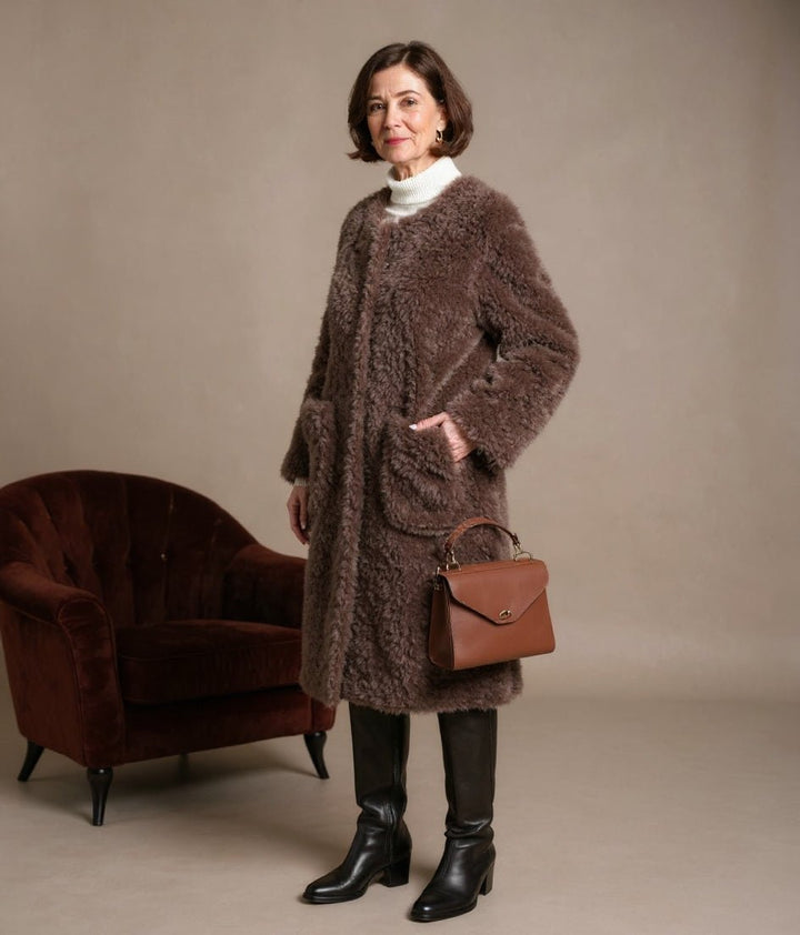 Shearling Coat | Luxurious Warmth & Timeless Sophistication - Barbara & Late Benjamin