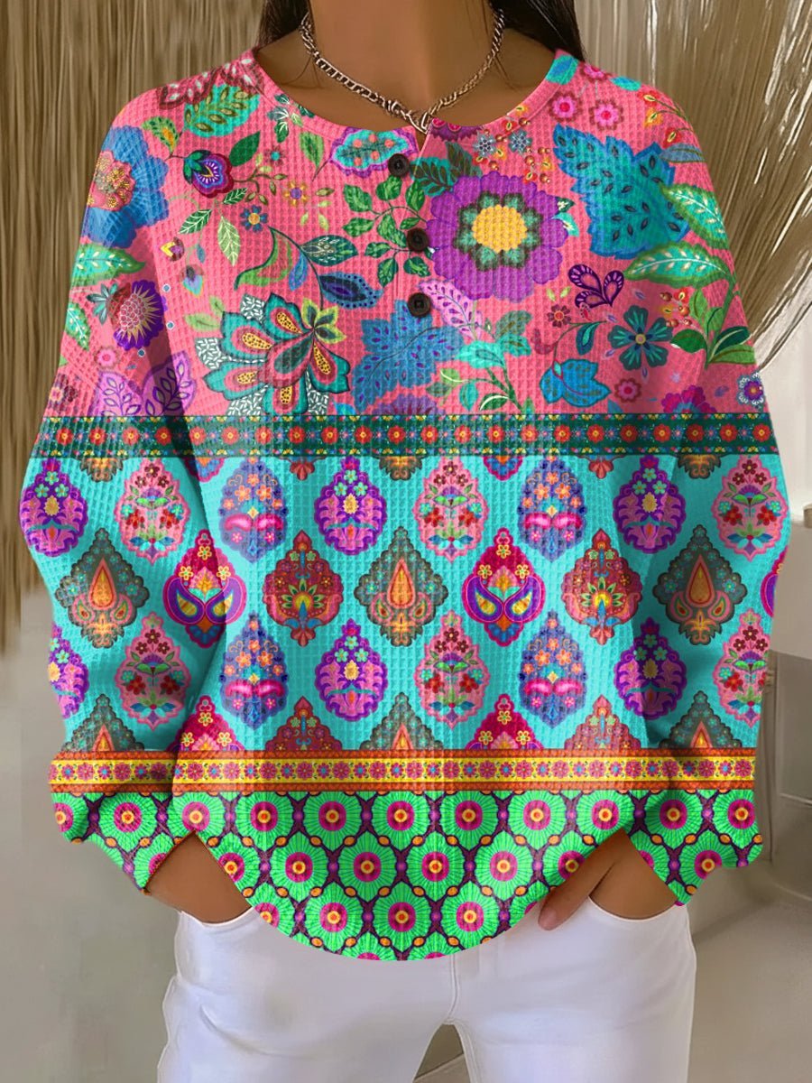 Sign | Winter Jumper with Buttons - Barbara benjamin new york