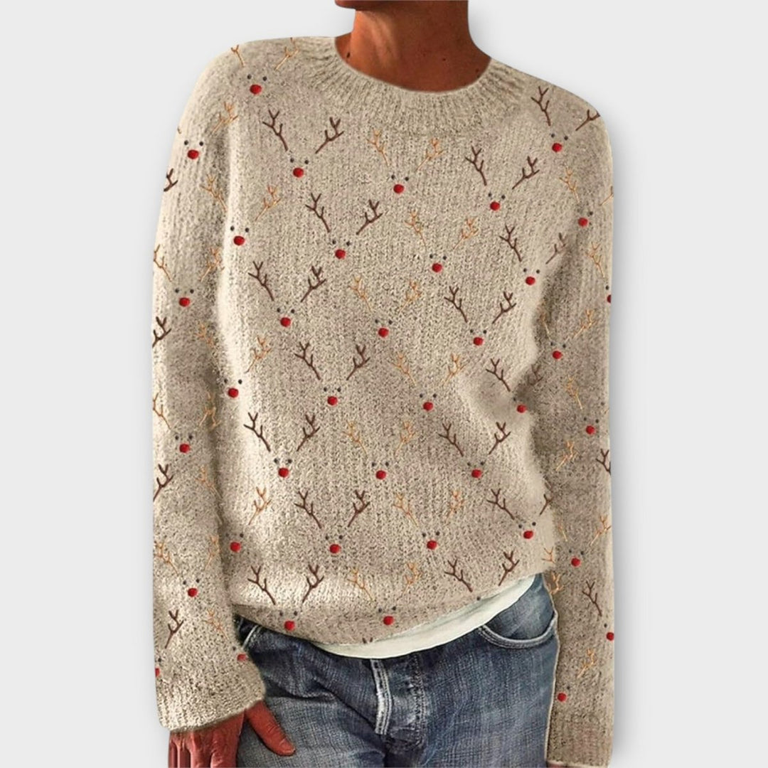 Simone | Cozy Christmas Sweater - Barbara benjamin new york