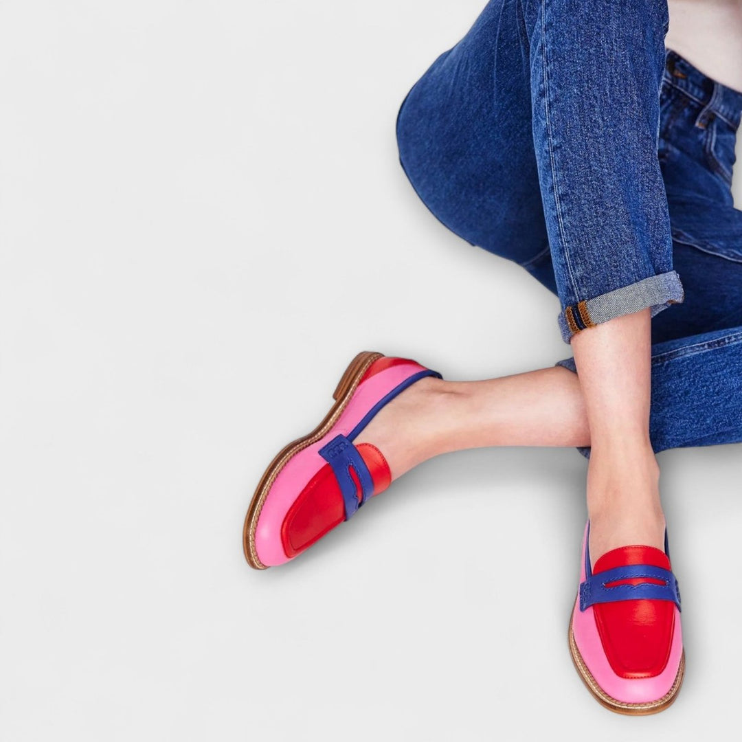 Sophia | Colorful Patchwork Flats - Barbara benjamin new york