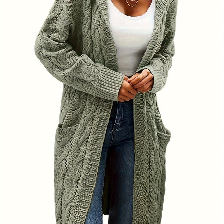 Sophia | Long Sleeve Cozy Hooded Cardigan - Barbara & Late Benjamin
