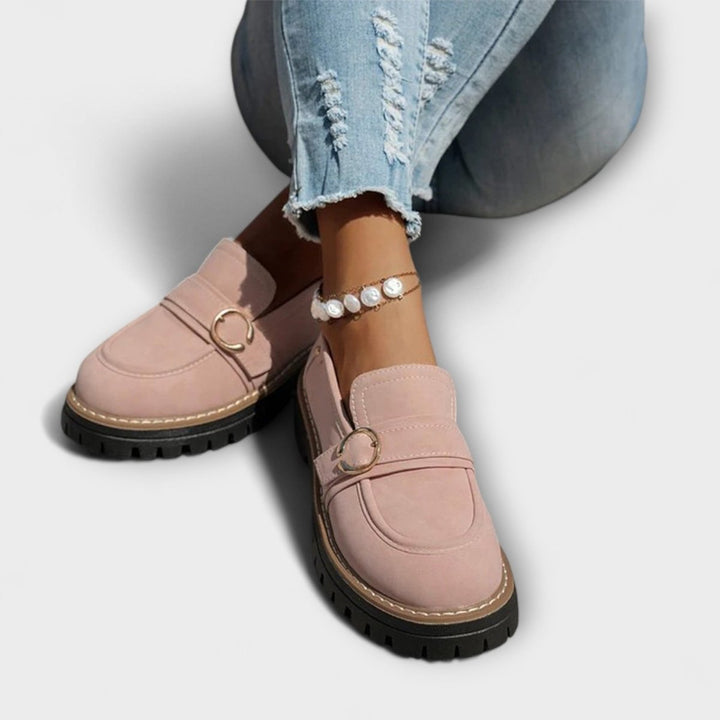 Sophia | Rounded Toe Casual Loafers - Barbara benjamin new york