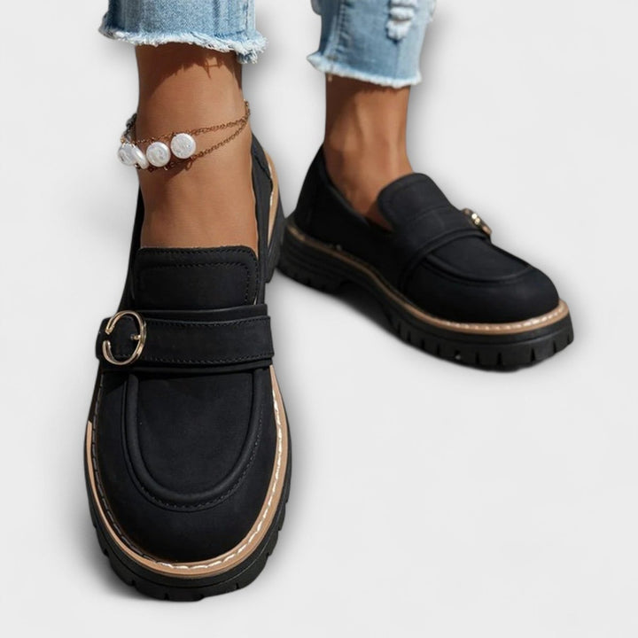 Sophia | Rounded Toe Casual Loafers - Barbara benjamin new york