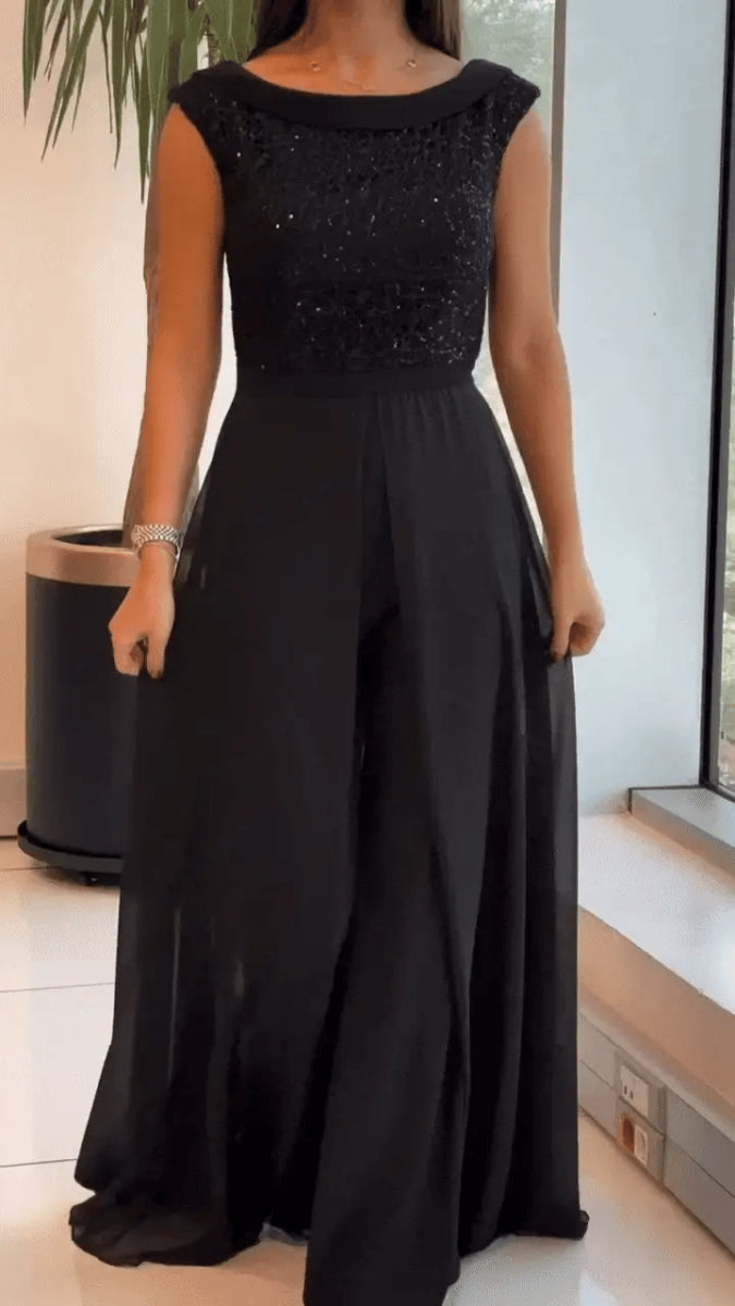 Valeria | Classic Sleeveless Jumpsuit - Barbara & Late Benjamin