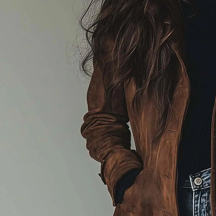 Valerie | Vintage Elegance Long Coat - Barbara & Late Benjamin