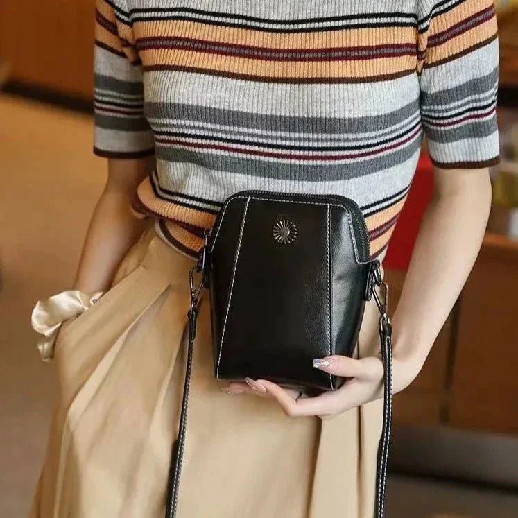 Vienna - Compact Solid Color Mini Handbag - Barbara & Late Benjamin