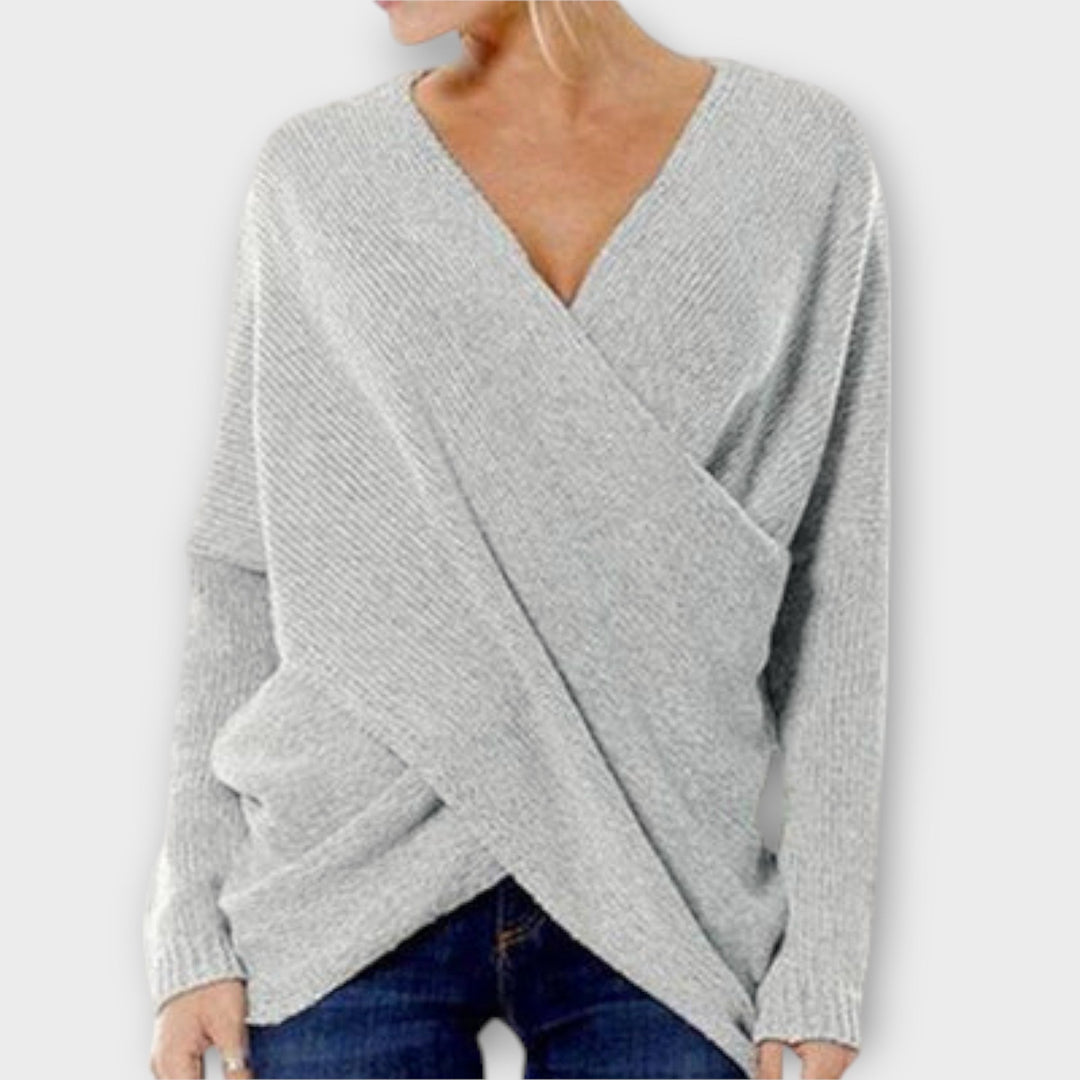 Heidi | Crossed Sweater